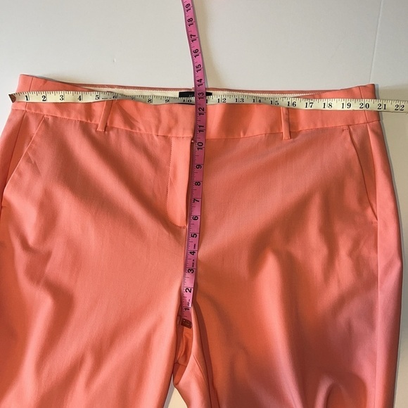 J. Crew Womens Italian Stretch Wool Tollegno 1900 Peach Business Winter Pants - Picture 12 of 14